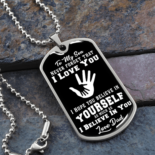 Son - I Believe in You - Hand - Black