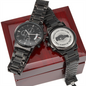 Son - Through Good Times & Bad - Engraved Black Chronograph Watch
