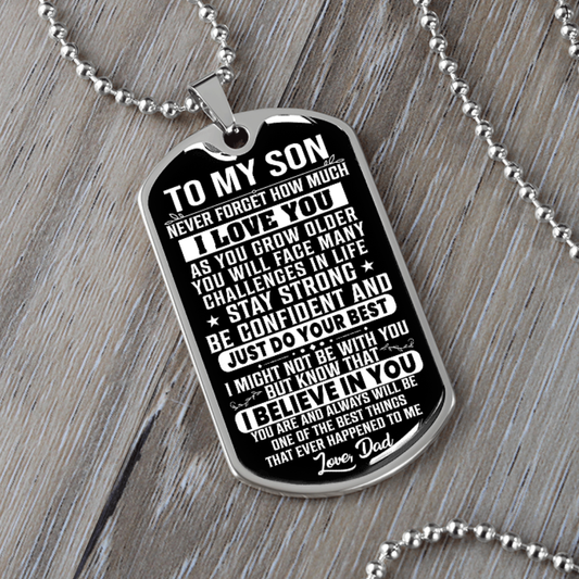 Son - Stay Strong - Love Dad  - INCLUDES FREE SHIPPING