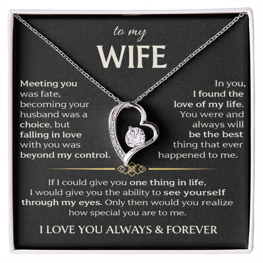 To My Wife - Forever Love Necklace