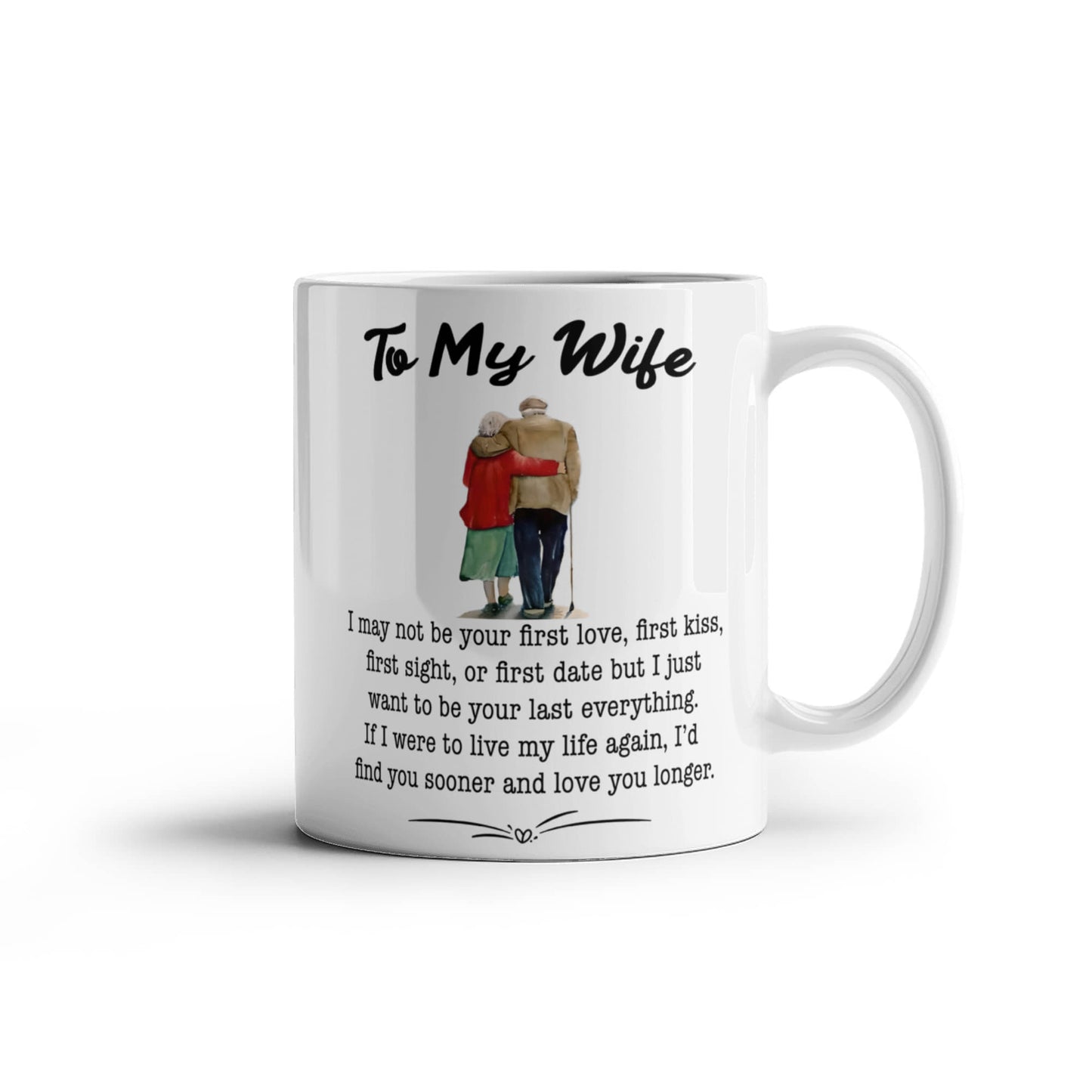To My Wife - First Kiss - Mug