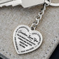 Grandma Loves You - Heart Keychain