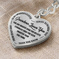 Grandma Loves You - Heart Keychain