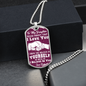 Daughter - I Believe in You - Purple - Dog Tag