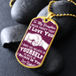 Daughter - I Believe in You - Purple - Dog Tag
