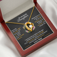 Daughter - Someday When The Pages Of My Life End - Forever Love Necklace