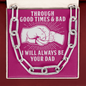 Daughter - Through Good Times & Bad - Forever Linked Necklace