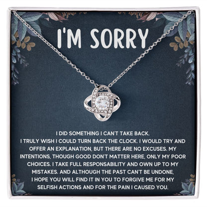 apology gifts for her please forgive me i love you necklace i'm sorry gifts for her sorry card for her gf gifts jewelry box for girlfriend