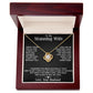 To My Stunning Wife - Love Knot Necklace - INCLUDES FREE SHIPPING