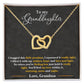 Granddaughter - I Hugged This Little Pendant - Love Grandma