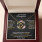 Daughter - Always Keep Me In Your Heart - Delicate Heart Necklace