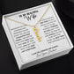 Wife - If I Could Give You One Thing In Life - Vertical Name Necklace