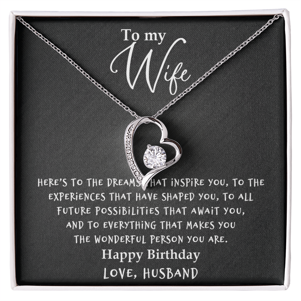 Wife - Wonderful - Forever Love Necklace