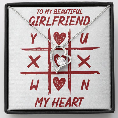 To My Beautiful Girlfriend - Forever Love Necklace