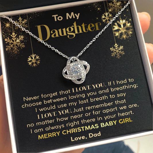 Daughter - Merry Christmas Baby Girl